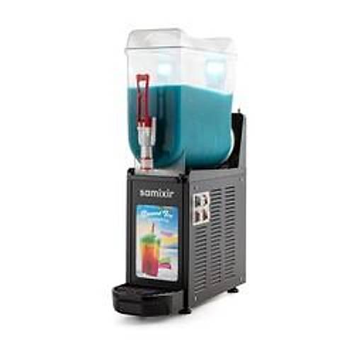 SAMXR SLUSH12 Allure Ice Slush Granita Milkshake ve Souk Meyve Suyu Dispenseri, 12 L, Siyah