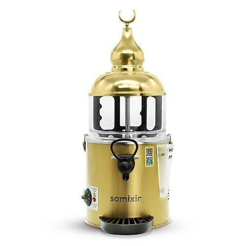 SAMXR SC.05 Scak ikolata ve Sahlep Makinesi, 5 L, Gold