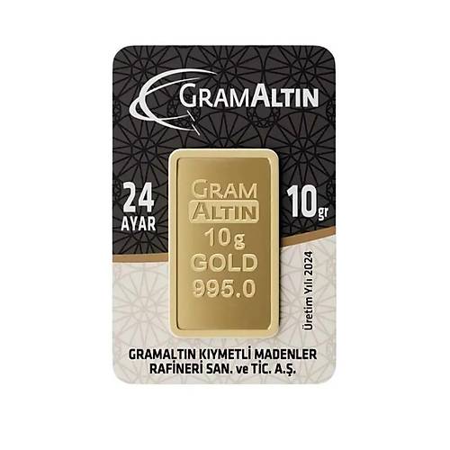10 Gram 24 Ayar K�l�e Gram Alt�n