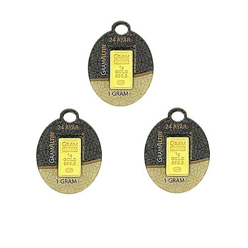 3 Gram 24 Ayar K�l�e Gram Alt�n