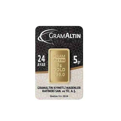5 Gram 24 Ayar K�l�e Gram Alt�n