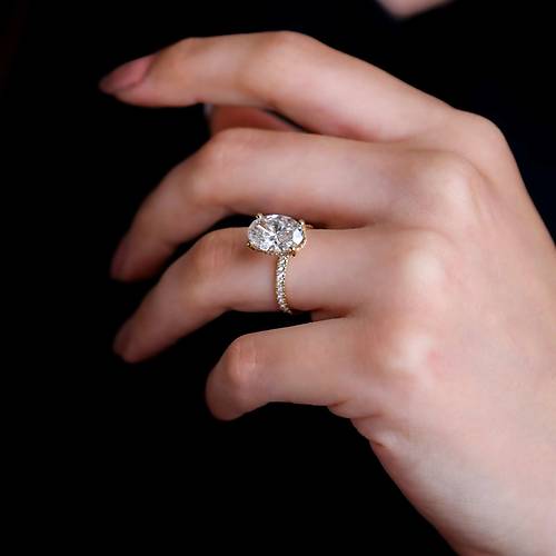 zel Tasarm 14 Ayar Prlanta Lab 3,47 CT