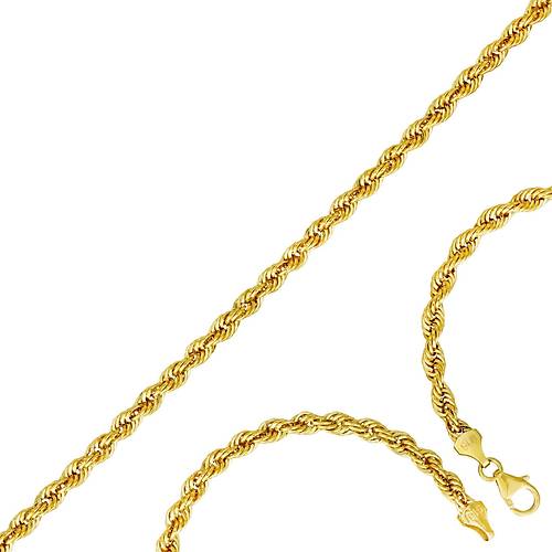 22 Ayar Altn Halat Zincir