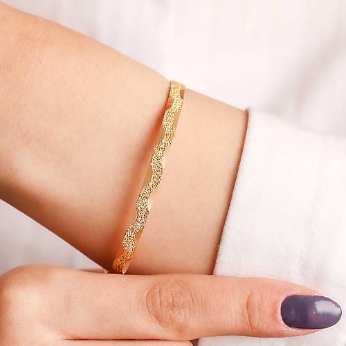 10 Gr 22 Ayar iliksiz Simli Z Bilezik