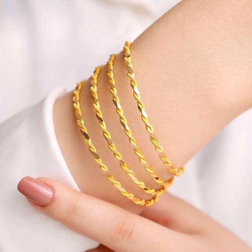 75 Gr (5*15) Gr 22 Ayar iliksiz Paftal Burma Bilezik