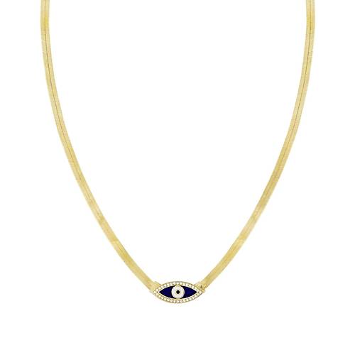 Altn Nazar Boncuklu Kolye