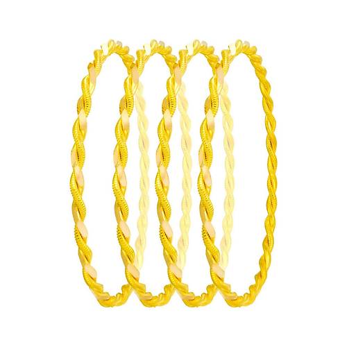 80 (4*20) Gr 22 Ayar iliksiz Paftal Burma Bilezik