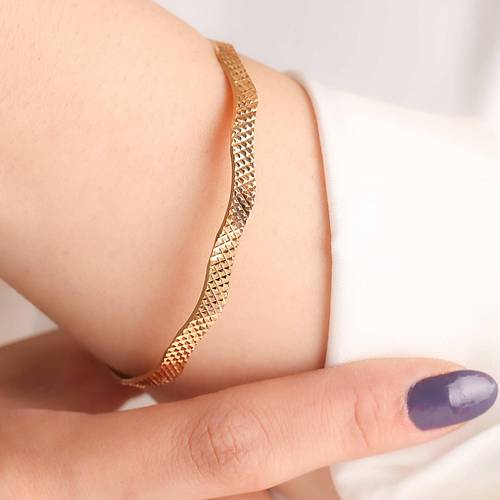 11 Gr 22 Ayar iliksiz Birce Kristal Bilezik