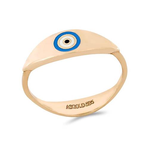 Nazar Boncuklu Altn Yzk