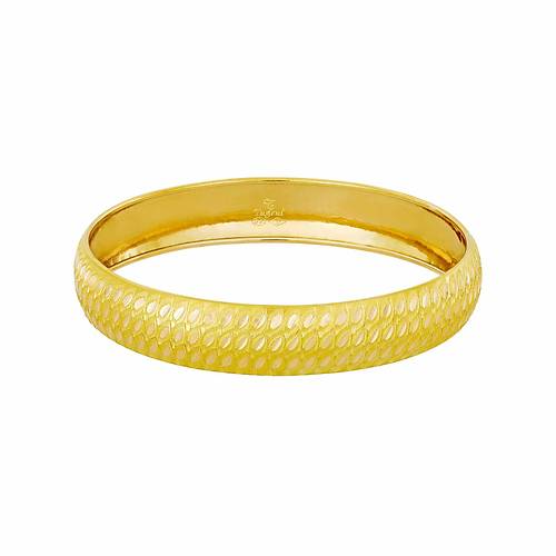 13 Gr(Gram) 12 Mm 22 Ayar iliksiz arnelli Halkal Bilezik