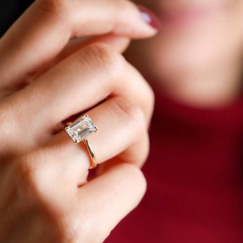 �zel Tasar�m 14 Ayar P�rlanta Lab 2,56 Ct