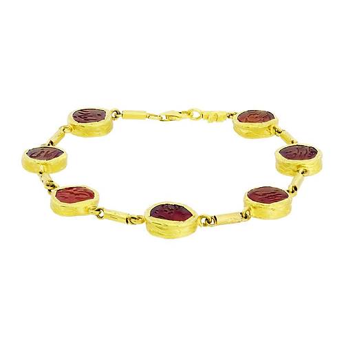 Akik Tal Altn Bileklik