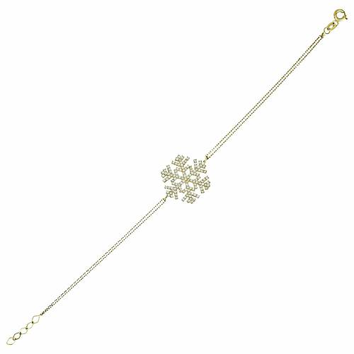 Altn Kar Tanesi Bileklik