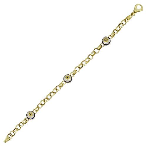 Altn Nazar Boncuklu Bileklik