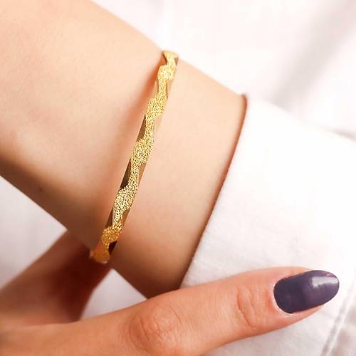 10 Gr 22 Ayar iliksiz Simli Piton Bilezik