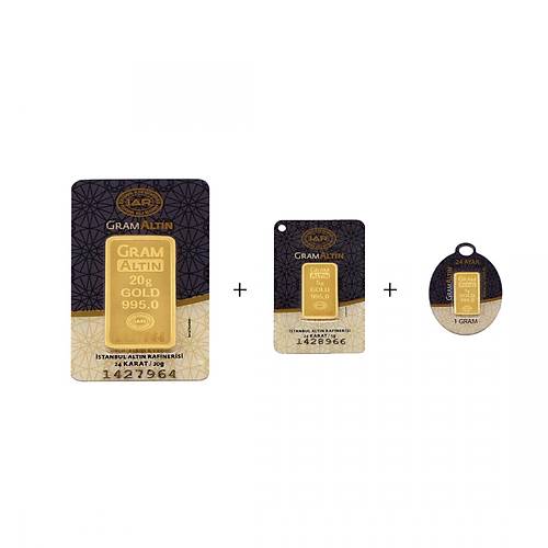 26 Gram (20+5+1) Kle Altn 24 Ayar
