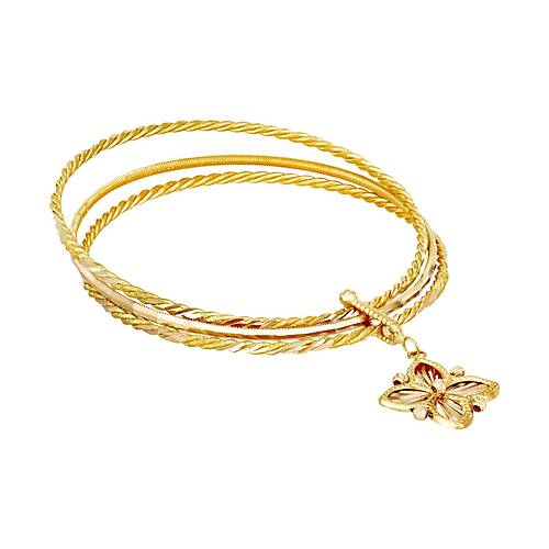 32 Gr 22 Ayar Altn Burgu Charm Bilezik