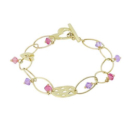 Renkli Tal Altn Bileklik