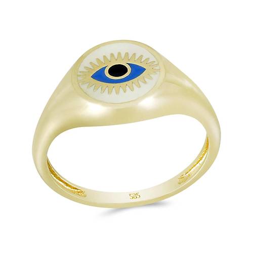 Altn Nazar Boncuklu Yzk