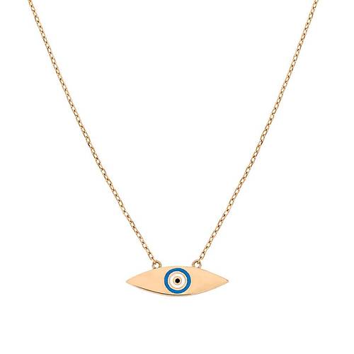 Altn Nazar Boncuklu Kolye