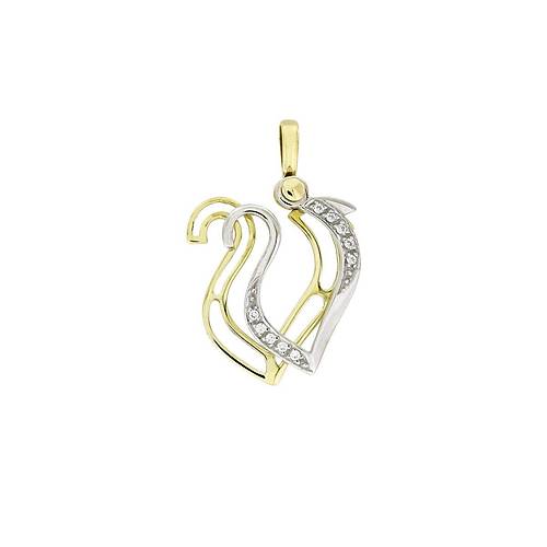 Altn V Harfi Kolye Ucu