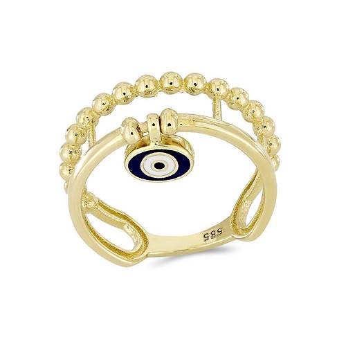 Nazar Boncuklu Altn Yzk