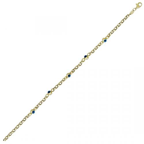 Altn Nazar Boncuklu Bileklik