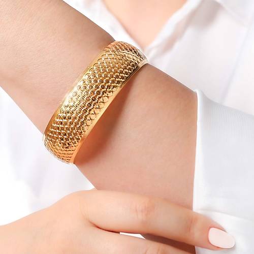 22 Gr(Gram) 20 Mm 22 Ayar iliksiz Aynal Girdap Bilezik