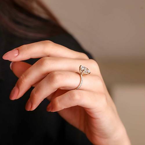 zel Tasarm 14 Ayar Prlanta Lab 3,47 CT