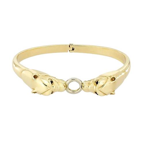 Altn Kaplan Semboll Bilezik