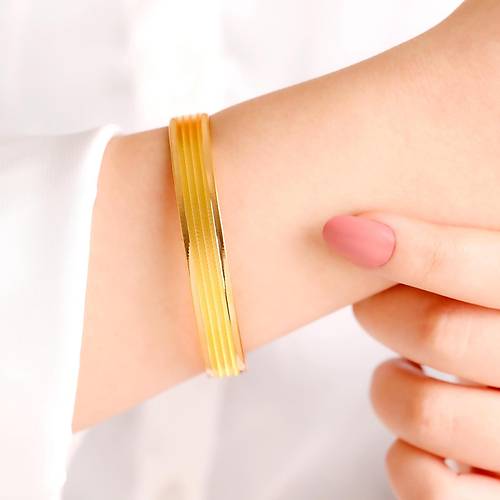 10 Gr(Gram) 10 Mm 22 Ayar iliksiz arnelli Dz Trabzon Bilezik