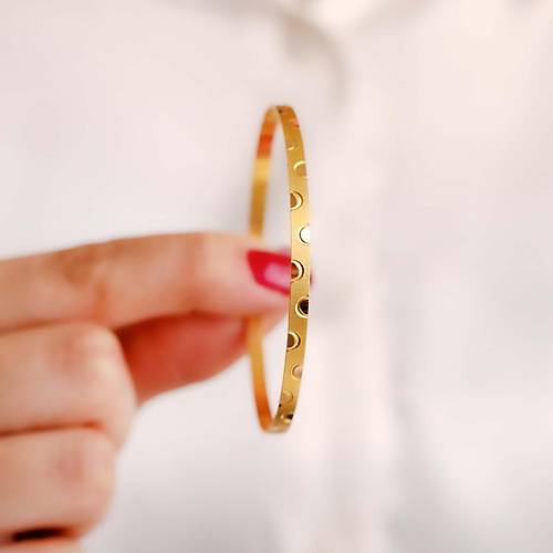 10 Gr 22 Ayar Altn iliksiz Piyon Bilezik