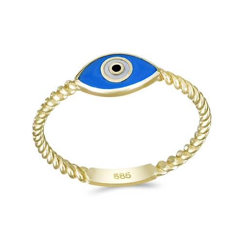 Altn Nazar Boncuklu Yzk