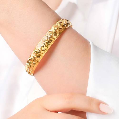 15 Gr(Gram) 15 Mm 22 Ayar iliksiz Yldz Bilezik