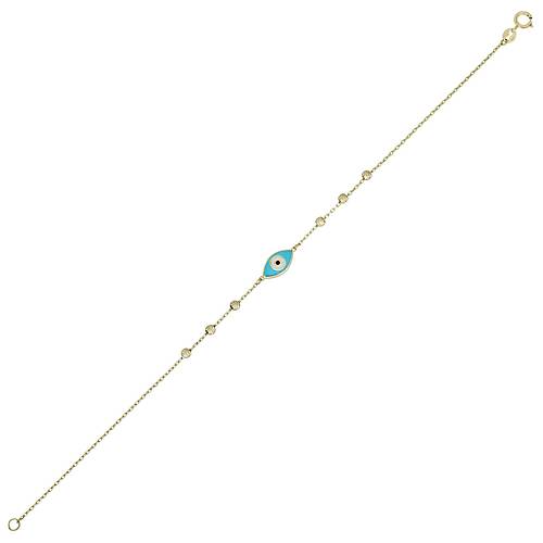 Altn Nazar Boncuklu Bileklik