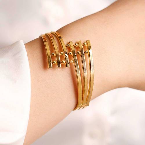 27 Gr 22 Ayar iliksiz Tiaburga A3 Bilezik