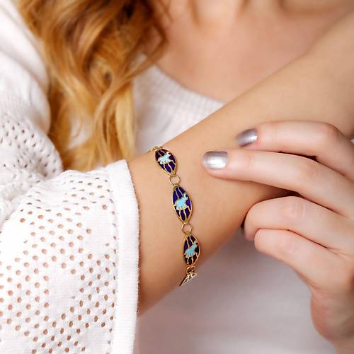 Mineli Altn Bileklik