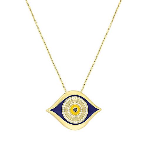 Altn Nazar Boncuklu Kolye