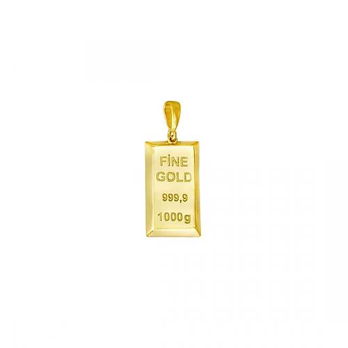 14 Ayar Altn Kle Kolye Ucu