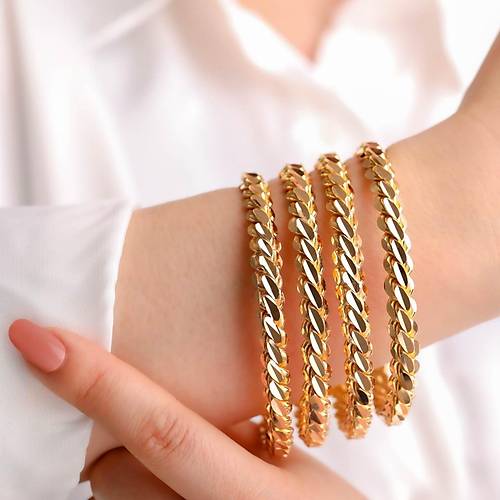 70 Gr l Adana Burma 22 Ayar Altn Bilezik