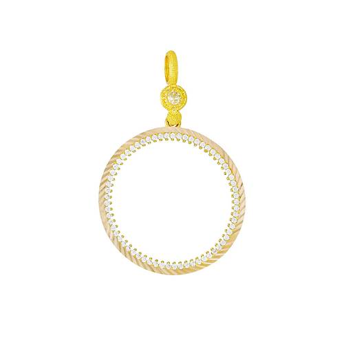 Tam Altn ereve Kolye Ucu