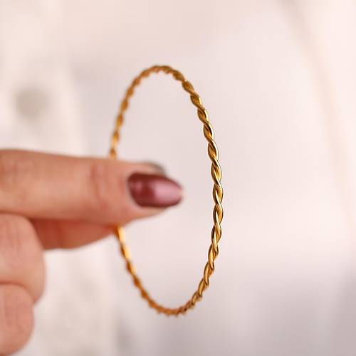 10 Gr(Gram) 22 Ayar Kilitsiz Adana Parla Bilezik