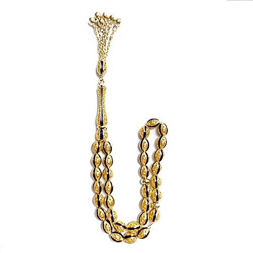 14 Ayar Altn Fusion Mineli Tesbih