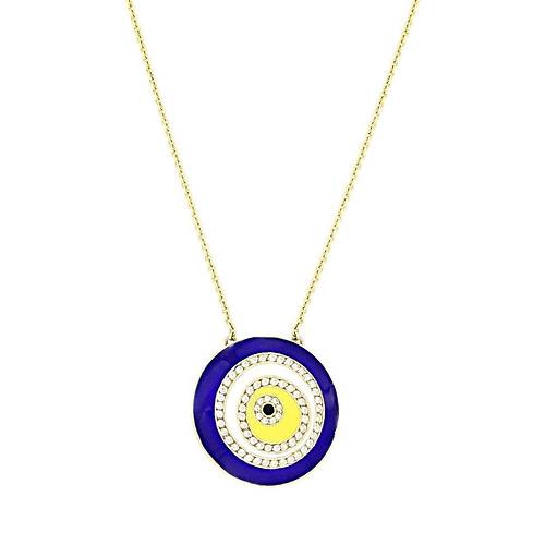 Altn Nazar Boncuklu Kolye