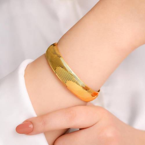 15 Gr 15 Mm 22 Ayar iliksiz arnelli Aynal Bilezik