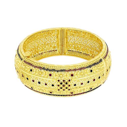 22 Ayar Altn Hint i Bilezik