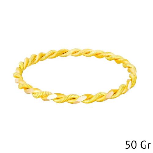 7.00 Gram, 22 Ayar Altn iliksiz Paftal Bilezik