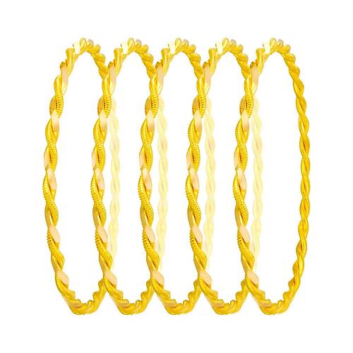 50 (5*10 ) Gr 22 Ayar iliksiz Paftal Burma Bilezik