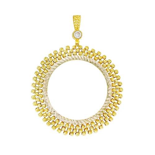 Tam Altn ereve Kolye Ucu