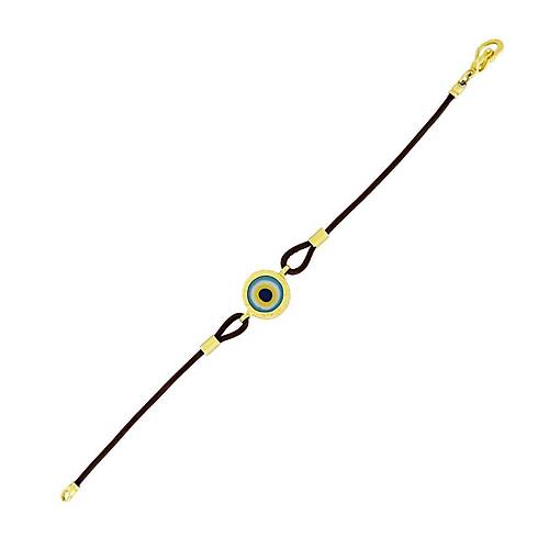 Nazar Boncuklu Altn Bileklik